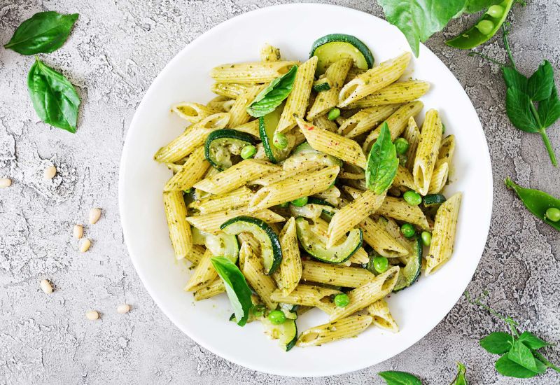 123klaar.nl - Pasta met romige pesto foto 2