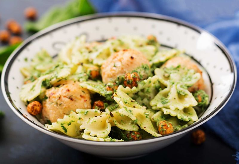 123klaar.nl - Pasta met romige pesto foto 3