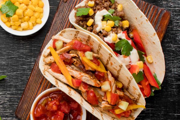 Warme wrap, tortilla